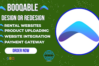 do booqable website design online booking rental website redesign booqable SEO