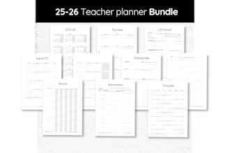 design custom planner, agenda, journal