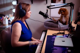 record soulful blues and jazz lead vocals for your song