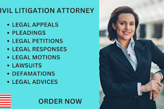 draft court pleadings, defamation, motion, lawsuit, complaint, and legal advice