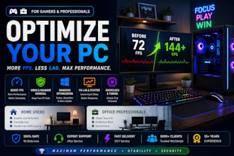 fix, repair, and optimize your PC, laptop, or mac remotely