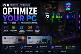 repair fix your PC mac laptop or optimize computer remotely