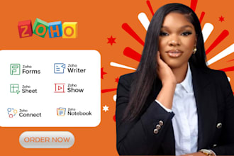 setup zoho writer, sheet, show, notebook, cliq, connect, zoho form