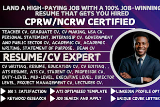 write education cv writing professor graduate lecturer academic teacher resume