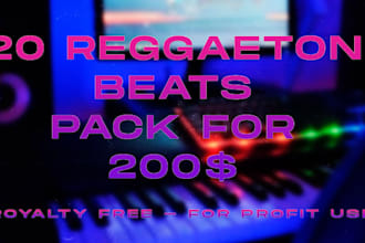 give you 20 reggaeton beats
