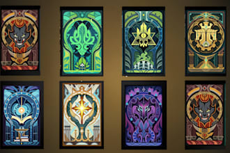 illustrate trading card game design card game art card template mtg board game
