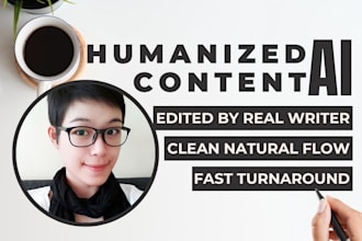 fix robotic ai generated writing to sound natural and human