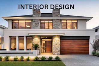 do high quality interior and exterior design floor plan blueprint visualizations