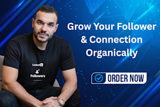 be your linkedin manager and will grow your connections and followers manually