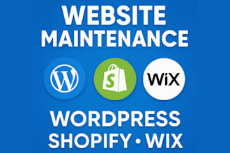 manage and maintain your wordpress website, website maintenance and support