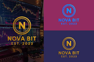 design a professional crypto or investment company logo in 24 hours