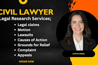 draft complaint, motion, petition, answer, appeal, brief, memo, contract, notice