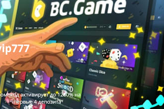 setup bc game, crash game, dice, slot, casi game, ludo, crypto game