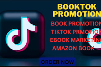 promote your book or ebook on my booktok tiktok inflencer page to rank your book