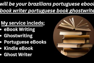 be your brazilians portuguese ebook, ebook writer portuguese book ghostwriter