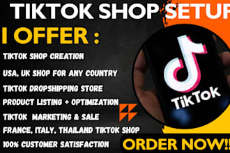 setup tiktok shop for france, philippines, thailand with tiktok shop management