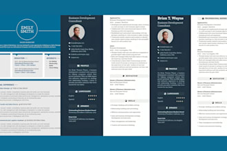 design an editable USA resume template that gets you noticed