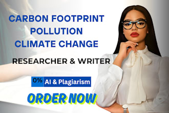 be your carbon footprint, environmental pollution, and climate change expert