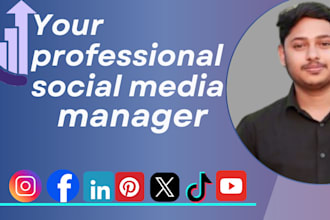 be your pro social media manager to grow your brand fast