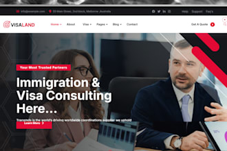 build dynamic immigration website immigration lawyer website law firm website