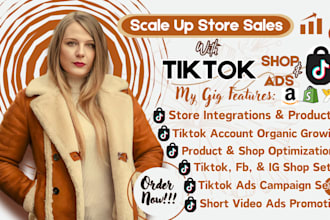 setup, manage tiktok shop, tiktok monetization, tik tok dropshipping, tiktok ads