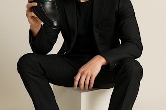 create ai generated product photography with model