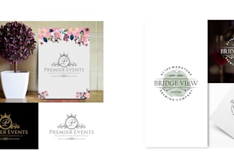 design wedding event signature logo