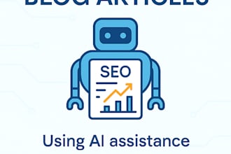 write SEO optimized blog articles using ai assistance