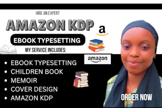 do children book ebook typesetting memoir book editing on amazon kdp