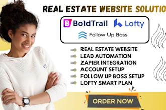 setup lofty crm lofty website smart plan boldtrail follow up boss ai automation