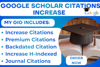 increase backdate google scholar citations writing publishing research article