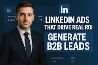 create and manage linkedin ads for b2b leads