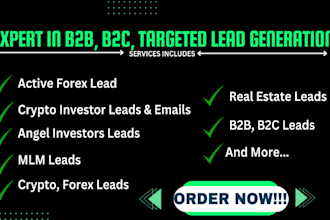 supply active forex leads,crypto leads, mlm leads, crypto emails,investor leads