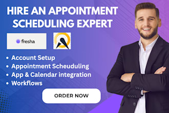 setup fresha, acuity scheduling, setmore, vagaro booking koala, booksy system