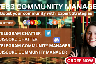 manage your web3 community on telegram or discord professionally and friendly