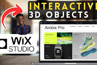3d animated wix website interactive wix studio website 3d animated website