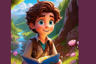illustrate children storybook illustration, children story book illustration