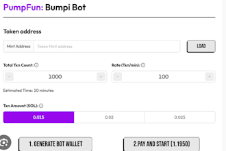 do pump fun bot, bundle bot, holder, volume bot on solana tron evm