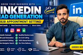 find b2b leads via linkedin influencer research and targeted outreach