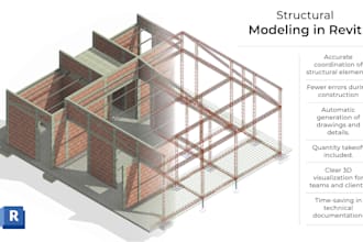model your building structure in revit with lod 300