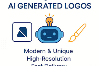 design a modern ai generated logo for your business