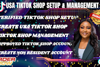 create USA tiktok shop setup tiktok shop manage tiktok shop for non resident