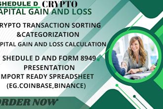help you report crypto gains and losses on schedule d