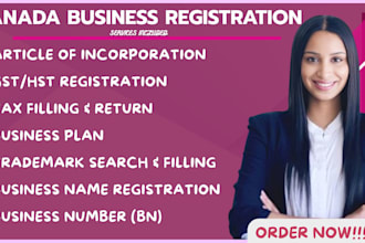 do canada company registration, llc UK ltd, gst hst, business registration