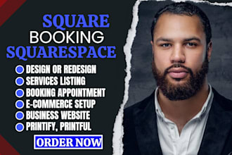 setup square up acuity scheduling booking appointment website design squarespace