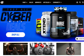 design supplement store health supplement nutraceutical store peptide website