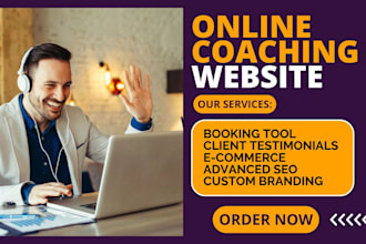 design online life coaching sales personal branding career consultant website
