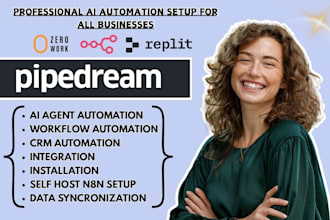 automate pipedream zerowork io n8n io automation ai agent replit ai retell ai