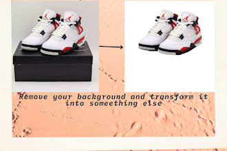 professionally edit product photos and remove background