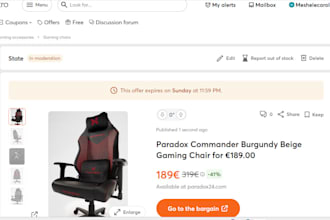 post your shopify deal on german websites, mydealz